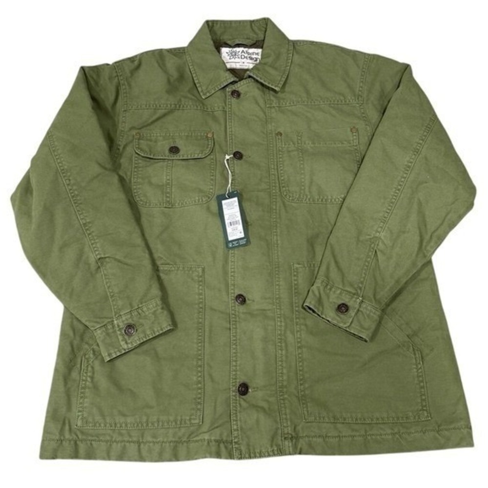 Alpine Design Women's Medium Lush Olive Quilted Chore Coat‎ NWT MSRP $98